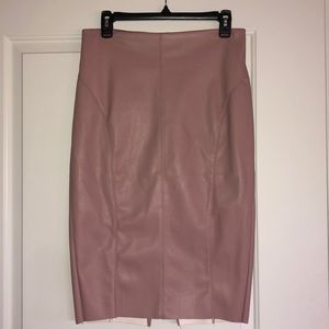 Express faux leather skirt size 6
